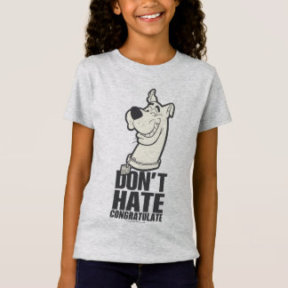 T-Shirt Scooby-Doo "Ne pas haïr, Féliciter" Graphique