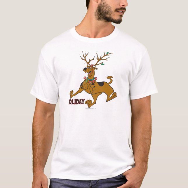 T-shirt Scooby-Doo Noël Antlers (Devant)