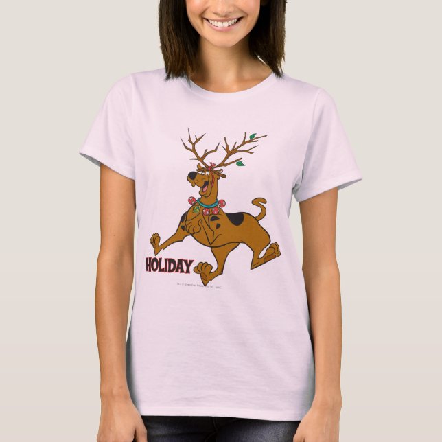 T-shirt Scooby-Doo Noël Antlers (Devant)