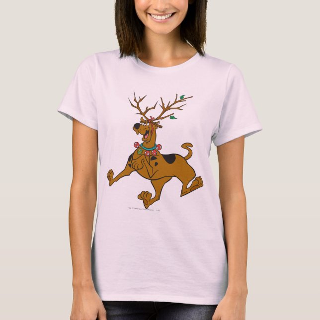 T-shirt Scooby-Doo Noël Antlers (Devant)