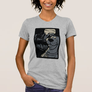 T-shirt Scooby-Doo Noir Haunted Mansion Graphisme