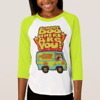 T-shirt Scooby-Doo | "Où Es-Tu ?" Retro Cartoon Van