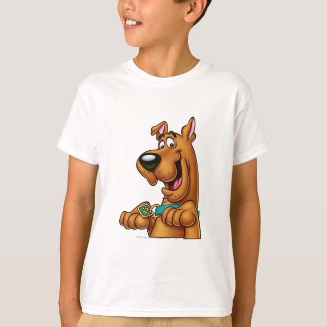 T-shirt Scooby-Doo Paws Up (Devant)