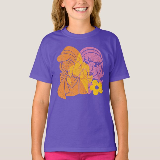 T-shirt Scooby-Doo | Portrait des fleurs daphné (Devant)