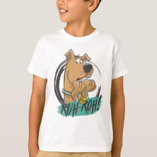 T-shirt Scooby-Doo "Ruh Roh !" Croquis de marqueur