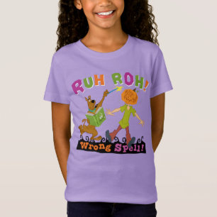 T-Shirt Scooby-Doo Ruh Roh ! Mauvais sort !