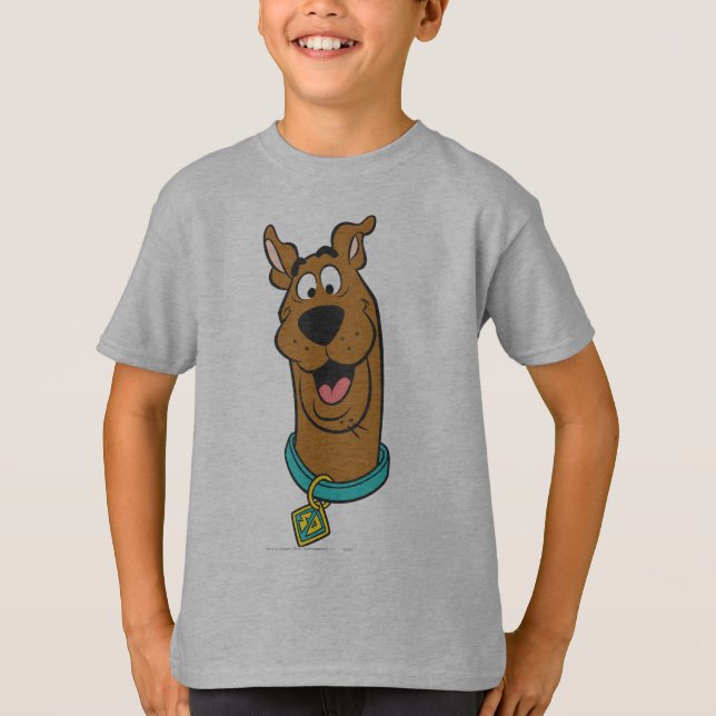 T-shirt Scooby-Doo Smiling Face (Devant)