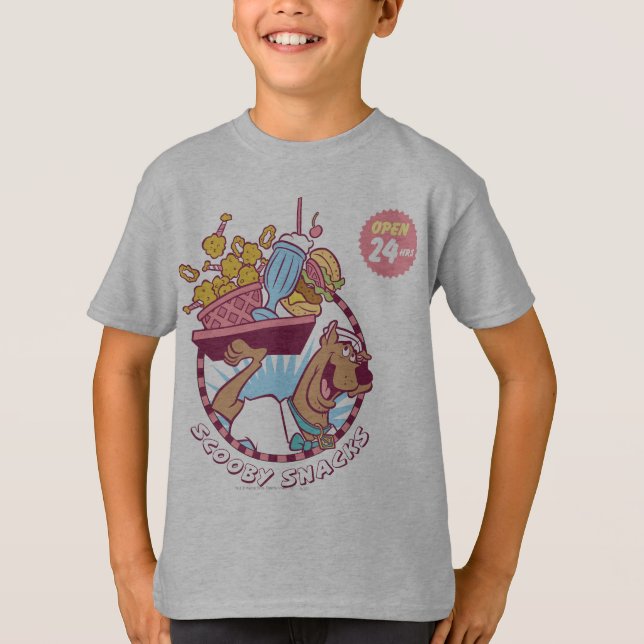 T-shirt Scooby-Doo "Snacks Scooby" (Devant)