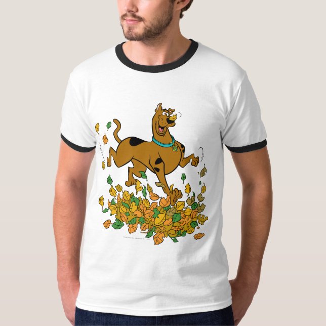 T-shirt Scooby-Doo Thanksgiving Leaves (Devant)