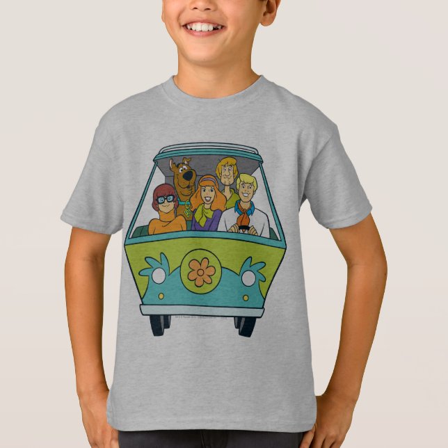 T-shirt Scooby-Doo & The Gang Mystery Machine (Devant)