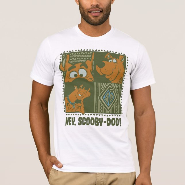 T-shirt Scooby-Doo Tribal Square Graphic (Devant)