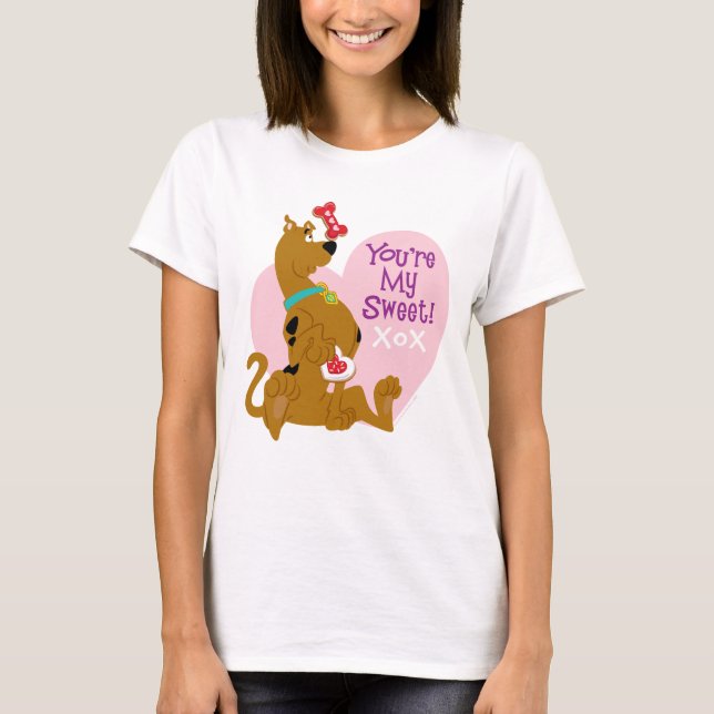 T-shirt Scooby-Doo - Tu es ma douce (Devant)