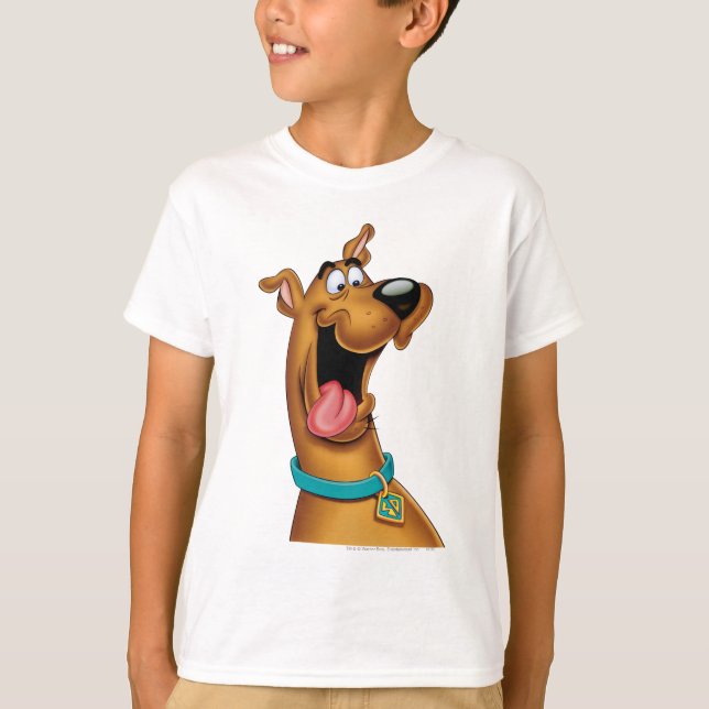 T-shirt Scooby Doo Visage Excité (Devant)