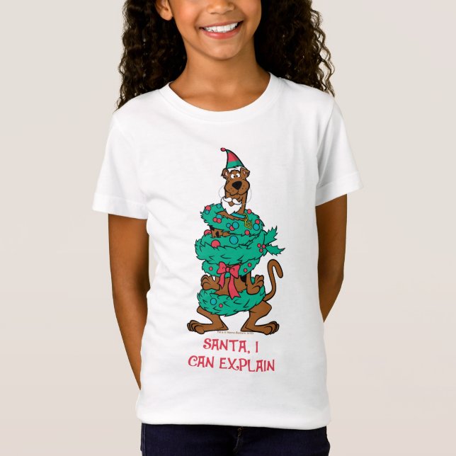 T-Shirt Scooby-Doo Wrapped in Wreaths (Devant)