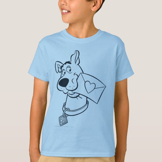 T-shirt Scooby Valentine's Day (Devant)