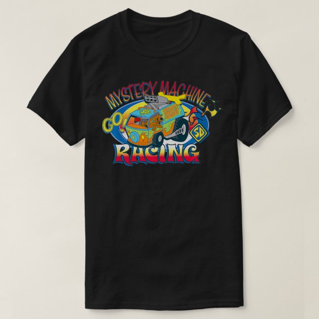 T-shirt ScoobyDoo Mystery Machine Racing Premium  (Design devant)