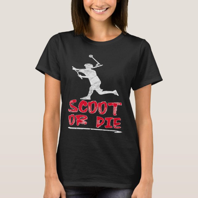 T-shirt Scoot De Démarrage Ou Mourir (Devant)
