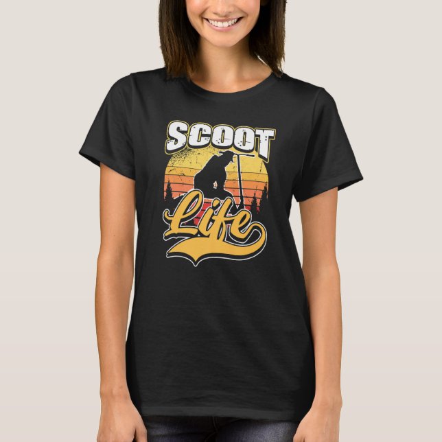 T-shirt Scoot Life Kick Scooters Riders (Devant)