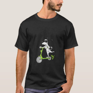 T-shirt Scooter À Chien C'Est Comme Ça Que Je Roule Electr