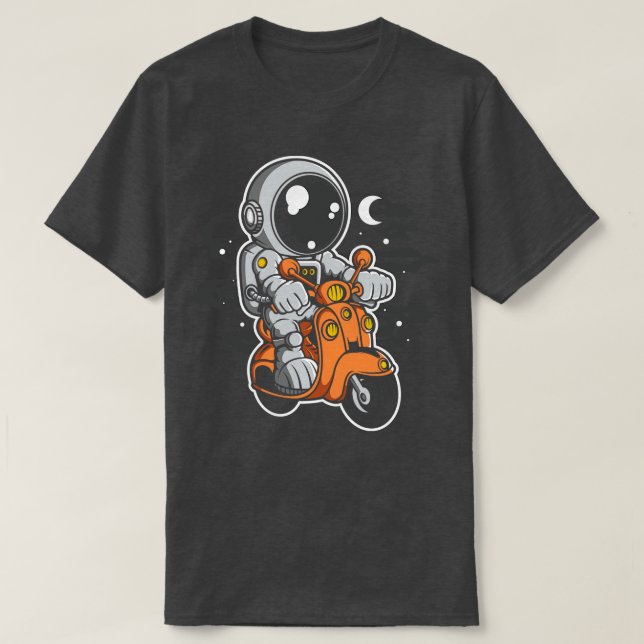 T-SHIRT SCOOTER ASTRONAUT 1 (Design devant)