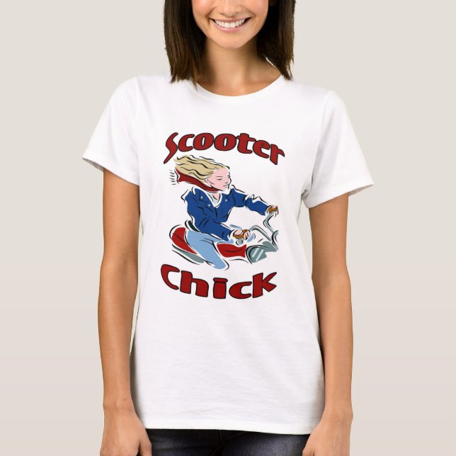 T-shirt Scooter Chick (Devant)