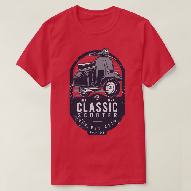 T-shirt Scooter classique (Design devant)