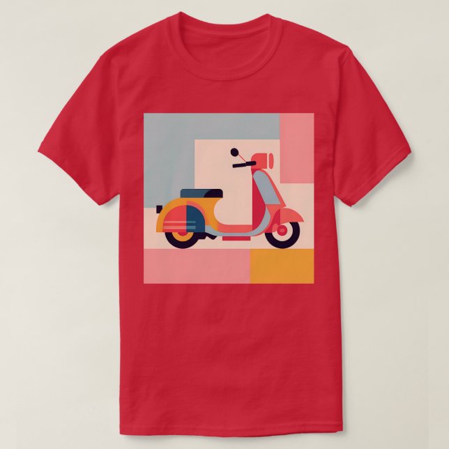 T-shirt Scooter comme minimum Bauhaus Art 2 (Design devant)