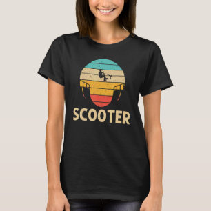 T-shirt Scooter cool Tête Pour Hommes Femmes Scooter Élect