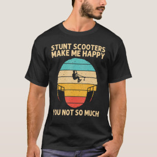 T-shirt Scooter cool Tête Pour Hommes Femmes Scooter Élect