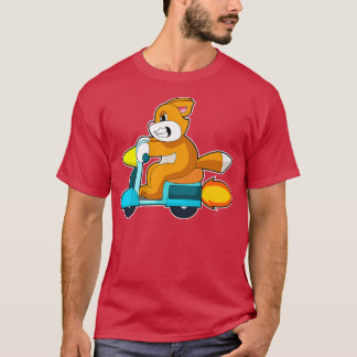 T-shirt Scooter de chat