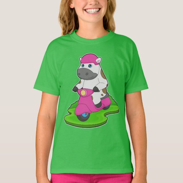 T-shirt Scooter de vache (Devant)