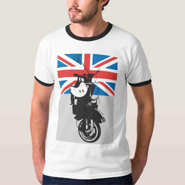 T-shirt Scooter de Vespa de Moto | (Devant)