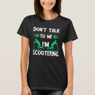 T-shirt Scooter électrique conduite E Scooter