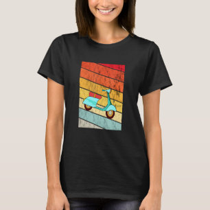 T-shirt Scooter électrique Vintage Retro Sunset Electric M