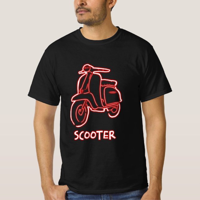 T-shirt Scooter Neon| Scooter Funny (Devant)