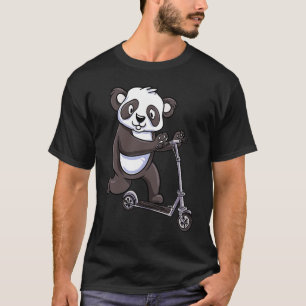 T-shirt Scooter Panda