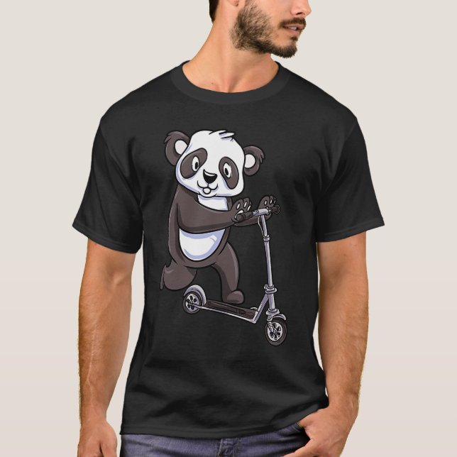 T-shirt Scooter Panda (Devant)