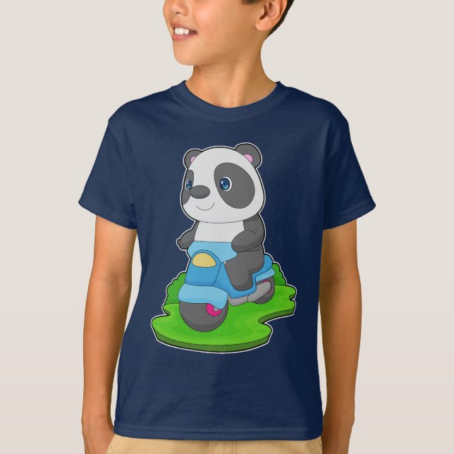 T-shirt Scooter Panda (Devant)