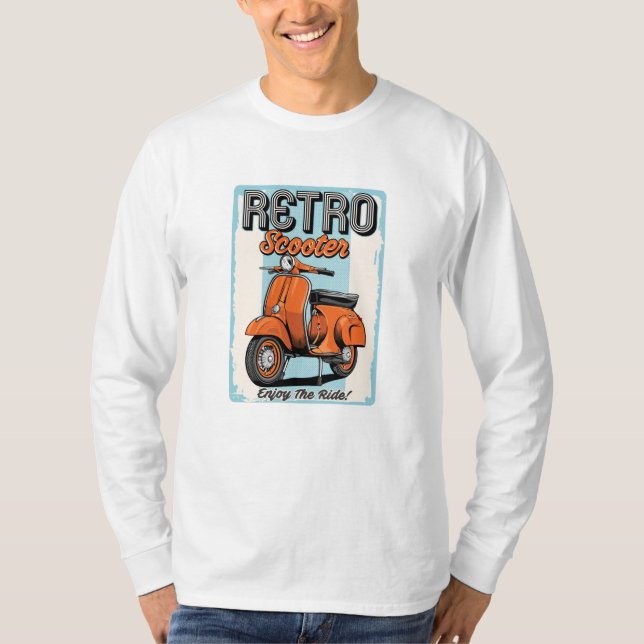 T-shirt Scooter Rétro (Devant)