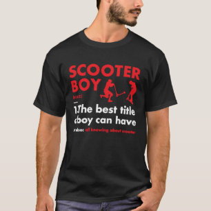 T-shirt Scooter Sport Boy Definition