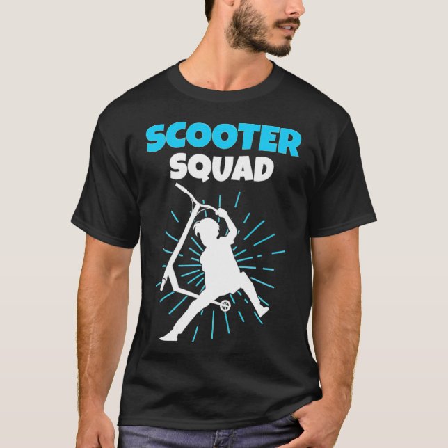 T-shirt Scooter Squad Scooter meilleurs amis africains cit (Devant)