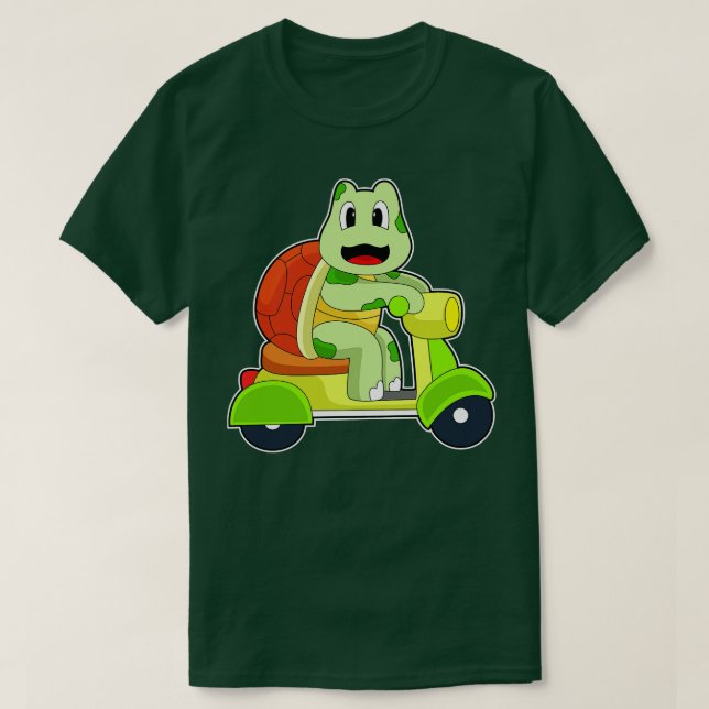 T-shirt Scooter tortue (Design devant)