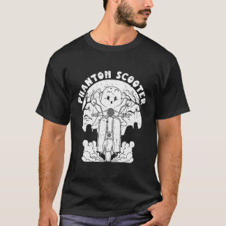 T-shirt Scooter Vélo Ghost - Moto à cyclomoteur Scooter Ha