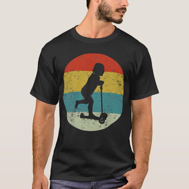 T-shirt scooter vintage (Devant)