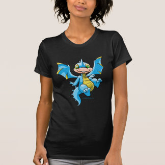 T-shirt Scorchio bleu curieux