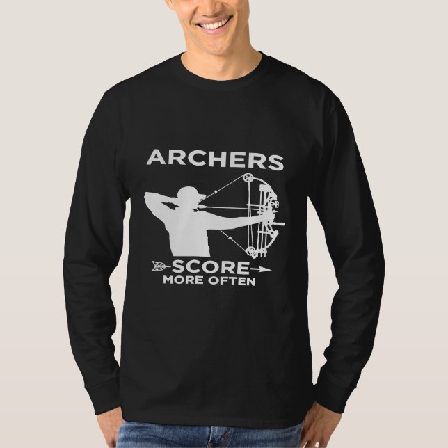 T-shirt Score Archer Souvent Chasse De Bow (Devant)