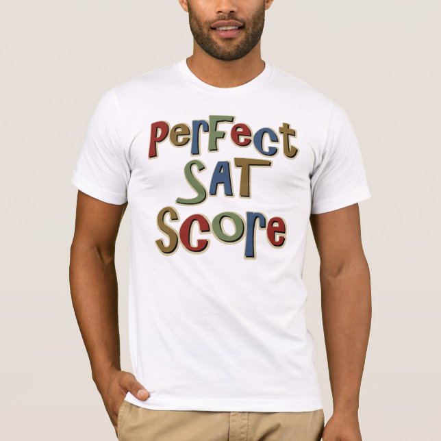 T-shirt Score parfait de SAT (Devant)