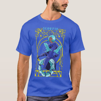 T-shirt Scorpio Anime Fées d'anniversaire Scorpio Noir