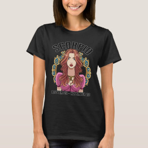 T-shirt Scorpio Anniversaire Astrologie Fille Horoscope Zo