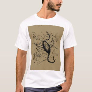 T-shirt Scorpio Constellation Hevelius 1690 Engraving